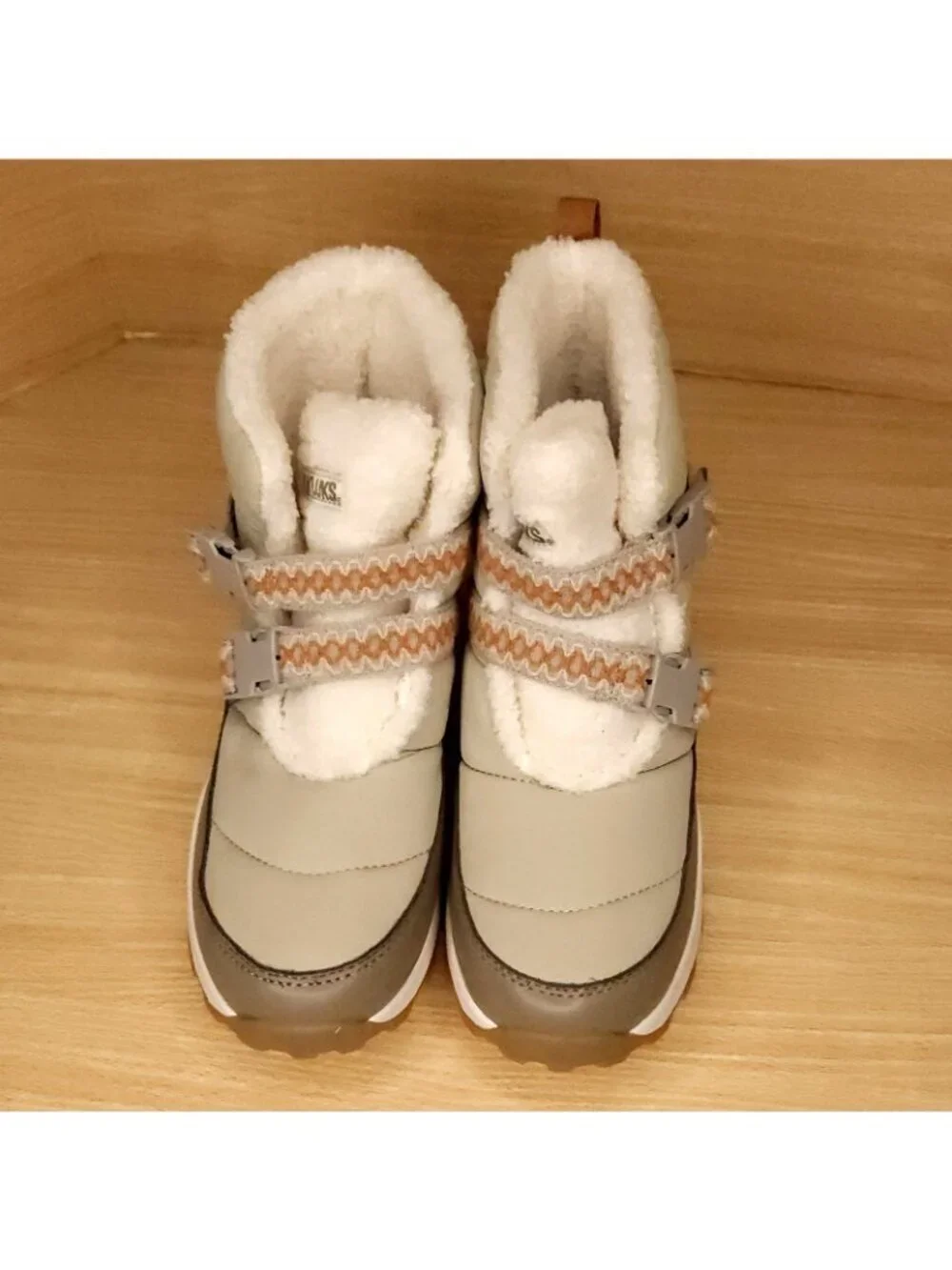 Muk Luk Womens New Beige Wren Snow Boot 9